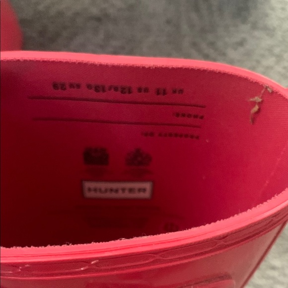 Hunter Red Rain Boots - Picture 2 of 2